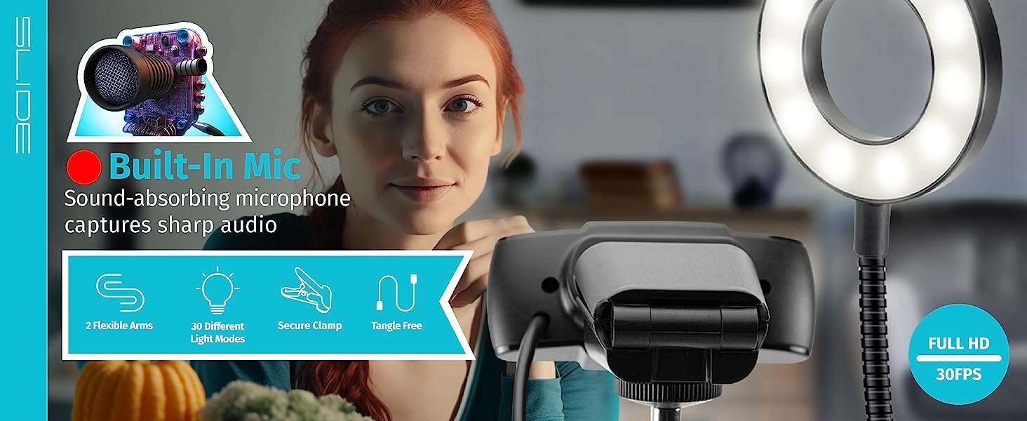 SLIDE CWB13 USB 2.0 HD Webcam